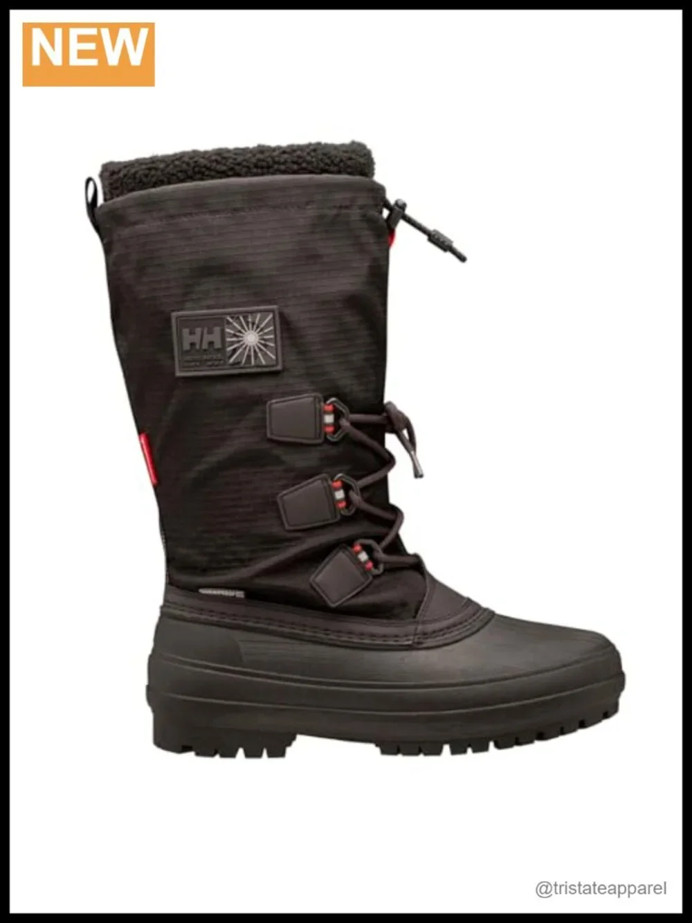 Lace-Up Mid-Calf Snow Boots for Winter Hiking Camping Waterproof